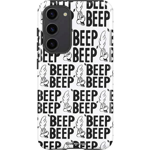 Looney Tunes Road Runner Beep Grid Galaxy S23 Plus Pro Case