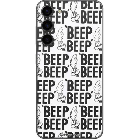 Looney Tunes Road Runner Beep Grid Galaxy S23 Plus Skin