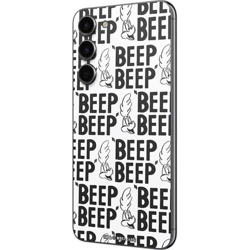 Looney Tunes Road Runner Beep Grid Galaxy S23 Plus Skin