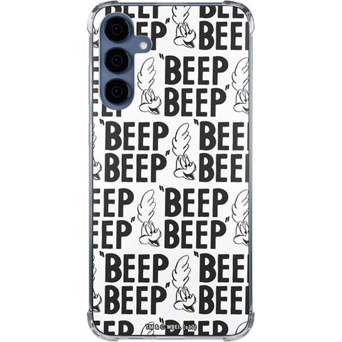 Looney Tunes Road Runner Beep Grid Galaxy S24 Clear Case