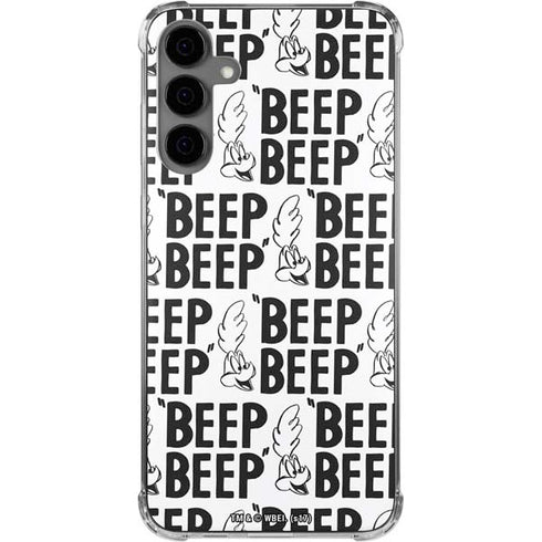 Looney Tunes Road Runner Beep Grid Galaxy S24 Plus Clear Case