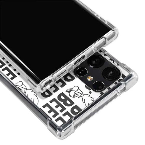 Looney Tunes Road Runner Beep Grid Galaxy S24 Ultra Clear Case