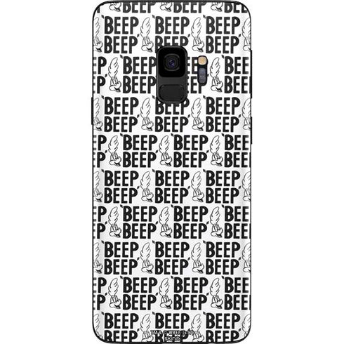 Looney Tunes Road Runner Beep Grid Galaxy S9 Skin