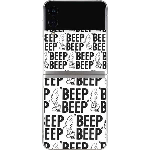 Looney Tunes Road Runner Beep Grid Galaxy Z Flip3 5G Skin