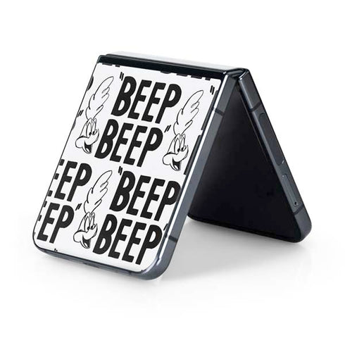 Looney Tunes Road Runner Beep Grid Galaxy Z Flip5 5G Skin