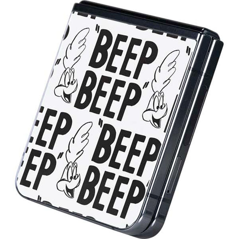 Looney Tunes Road Runner Beep Grid Galaxy Z Flip5 5G Skin