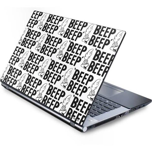 Looney Tunes Road Runner Beep Grid Generic Laptop Skin