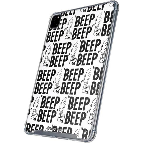 Looney Tunes Road Runner Beep Grid iPad Pro 12.9in (2020) Clear Case