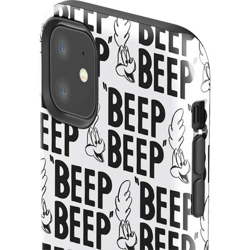 Looney Tunes Road Runner Beep Grid iPhone 11 Impact Case