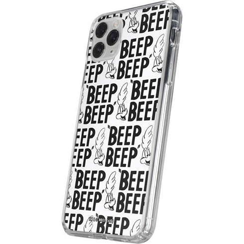 Looney Tunes Road Runner Beep Grid iPhone 11 Pro Clear Case
