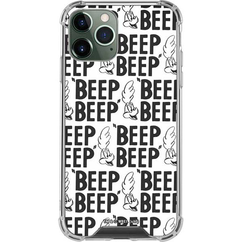 Looney Tunes Road Runner Beep Grid iPhone 11 Pro Max Clear Case