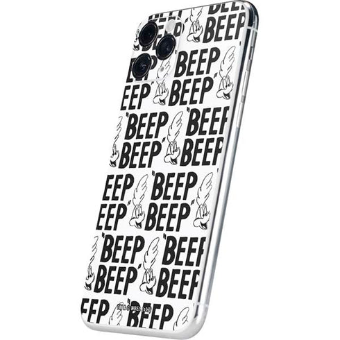 Looney Tunes Road Runner Beep Grid iPhone 11 Pro Skin