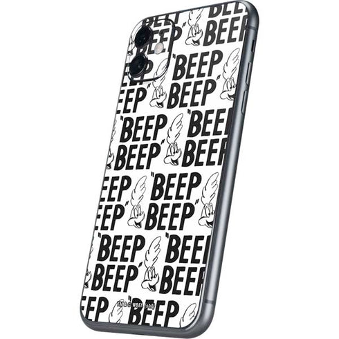 Looney Tunes Road Runner Beep Grid iPhone 11 Skin