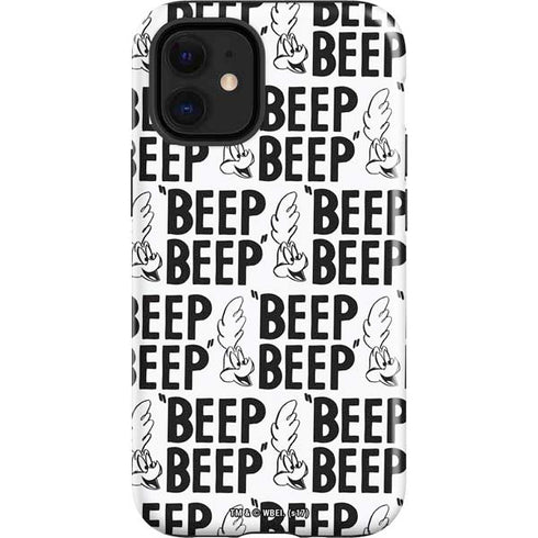 Looney Tunes Road Runner Beep Grid iPhone 12 Mini Impact Case