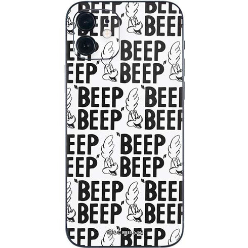Looney Tunes Road Runner Beep Grid iPhone 12 Mini Skin