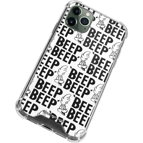 Looney Tunes Road Runner Beep Grid iPhone 12 Pro Clear Case