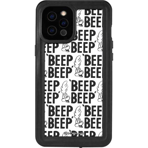 Looney Tunes Road Runner Beep Grid iPhone 12 Pro Max Waterproof Case