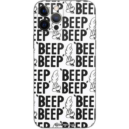 Looney Tunes Road Runner Beep Grid iPhone 12 Pro Skin