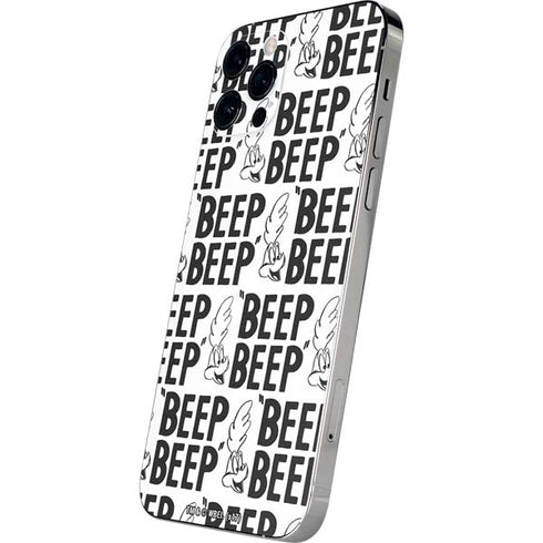 Looney Tunes Road Runner Beep Grid iPhone 12 Pro Skin