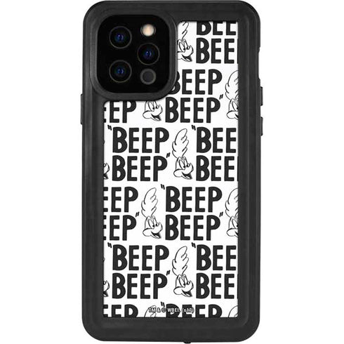 Looney Tunes Road Runner Beep Grid iPhone 12 Pro Waterproof Case