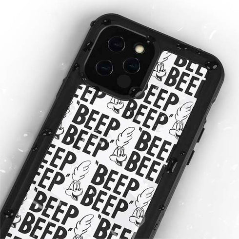 Looney Tunes Road Runner Beep Grid iPhone 12 Pro Waterproof Case