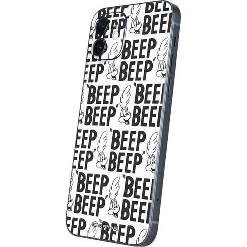 Looney Tunes Road Runner Beep Grid iPhone 12 Skin