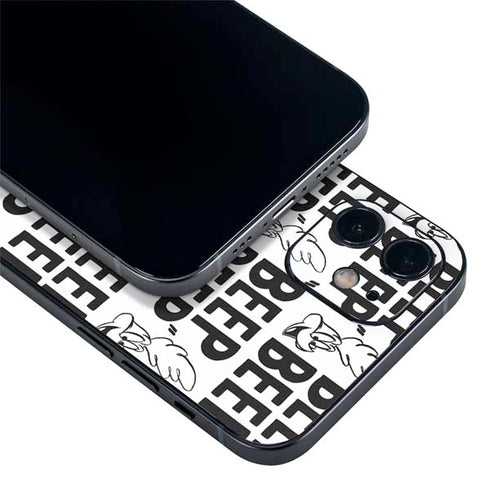 Looney Tunes Road Runner Beep Grid iPhone 12 Skin