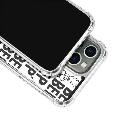 Looney Tunes Road Runner Beep Grid iPhone 13 Pro Clear Case