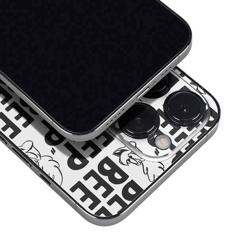 Looney Tunes Road Runner Beep Grid iPhone 13 Pro Skin