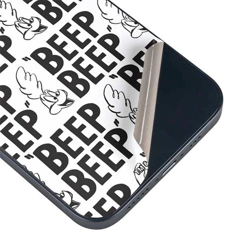 Looney Tunes Road Runner Beep Grid iPhone 13 Skin