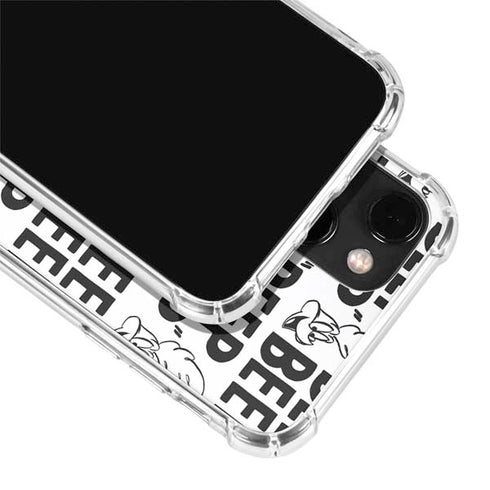 Looney Tunes Road Runner Beep Grid iPhone 14 Clear Case