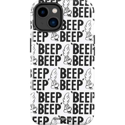 Looney Tunes Road Runner Beep Grid iPhone 14 Plus Impact Case