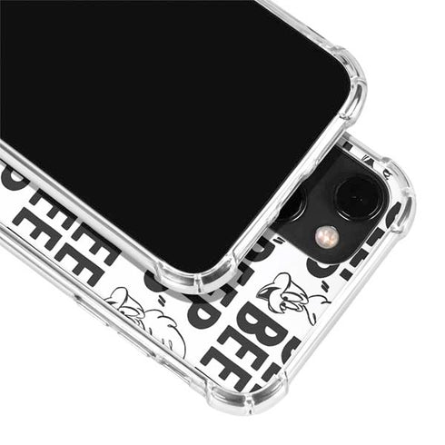 Looney Tunes Road Runner Beep Grid iPhone 14 Plus Clear Case