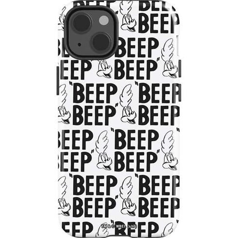 Looney Tunes Road Runner Beep Grid iPhone 14 Impact Case
