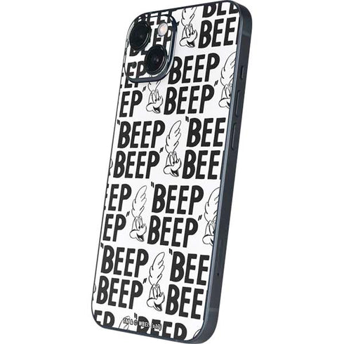 Looney Tunes Road Runner Beep Grid iPhone 15 Plus Skin