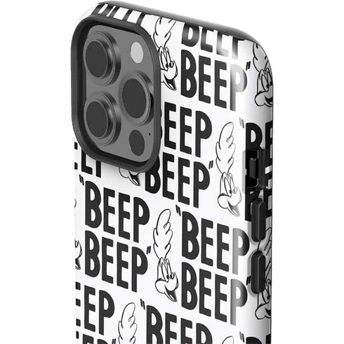 Looney Tunes Road Runner Beep Grid iPhone 14 Pro Max Impact Case