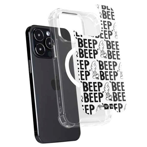 Looney Tunes Road Runner Beep Grid iPhone 14 Pro Max MagSafe Case