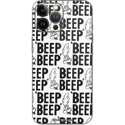 Looney Tunes Road Runner Beep Grid iPhone 14 Pro Max Skin