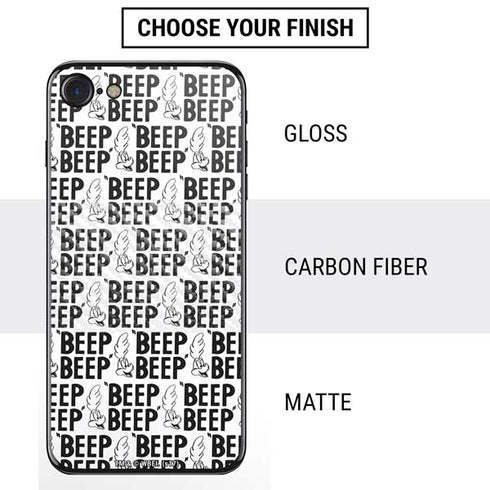 Looney Tunes Road Runner Beep Grid iPhone SE (2nd & 3rd Gen) Skin
