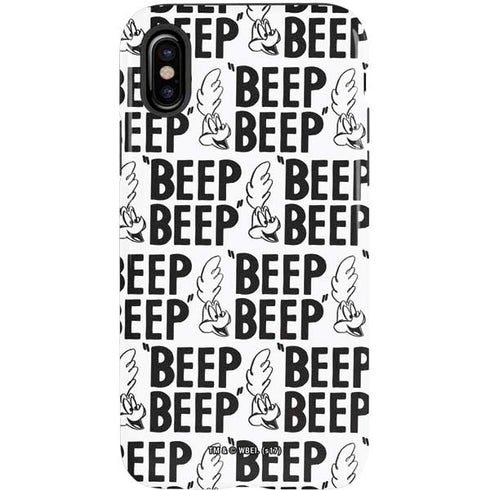 Looney Tunes Road Runner Beep Grid iPhone X Pro Case