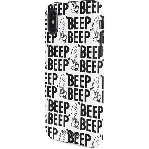 Looney Tunes Road Runner Beep Grid iPhone X Pro Case