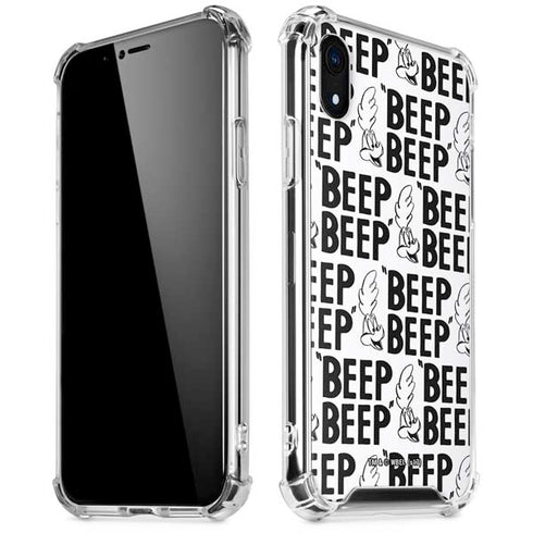 Looney Tunes Road Runner Beep Grid iPhone XR Clear Case