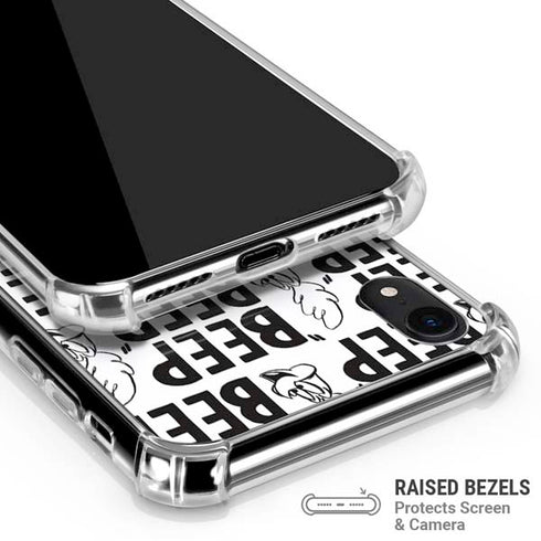 Looney Tunes Road Runner Beep Grid iPhone XR Clear Case