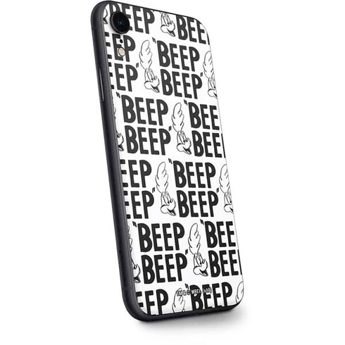 Looney Tunes Road Runner Beep Grid iPhone XR Skin