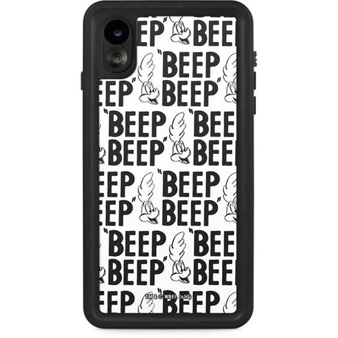 Looney Tunes Road Runner Beep Grid iPhone XR Waterproof Case