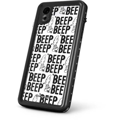 Looney Tunes Road Runner Beep Grid iPhone XR Waterproof Case
