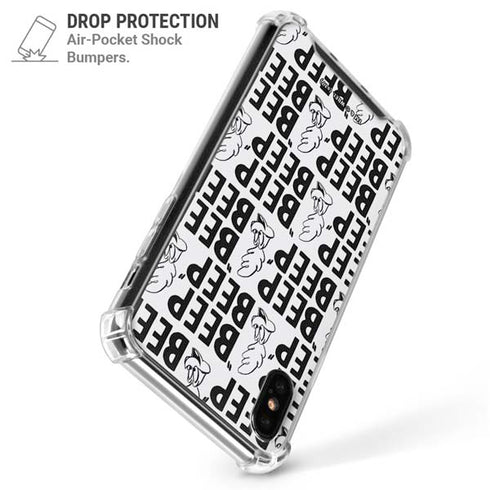 Looney Tunes Road Runner Beep Grid iPhone XS Max Clear Case