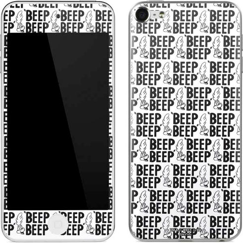 Looney Tunes Road Runner Beep Grid Apple iPod Skin