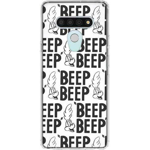 Looney Tunes Road Runner Beep Grid LG Stylo 6 Clear Case