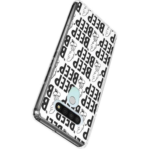 Looney Tunes Road Runner Beep Grid LG Stylo 6 Clear Case